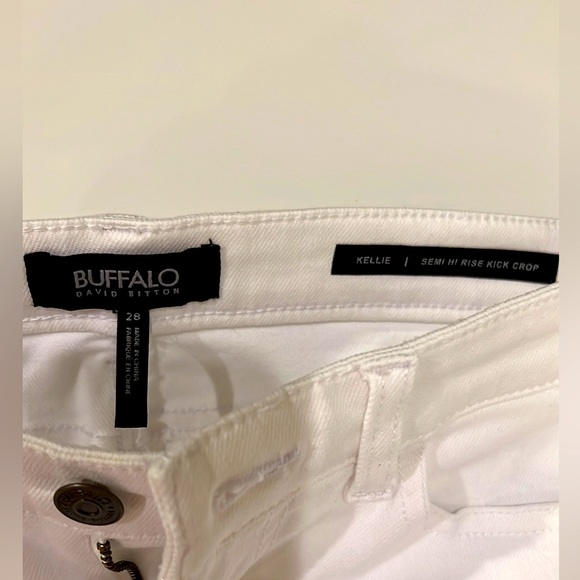 Buffalo David Bitton Kellie Jeans Semi High-Rise kick Crop, Classic 5 pocket - Picture 12 of 16
